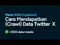 How to Get Twitter X Crawl Data - March 30 2024