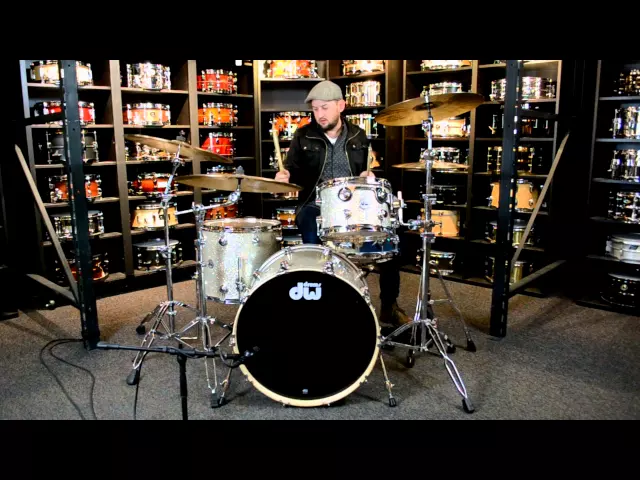 Bateria DW Collectors Maple Broken Glass Finish-Ply 22x18