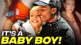 its a baby boy rihanna u0026 a ap rocky welcome their first child