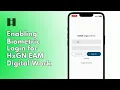 Enabling Biometric Login for Attune EAM Digital Work
