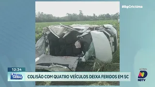 Acidente com caminhão mobiliza resgate em Içara