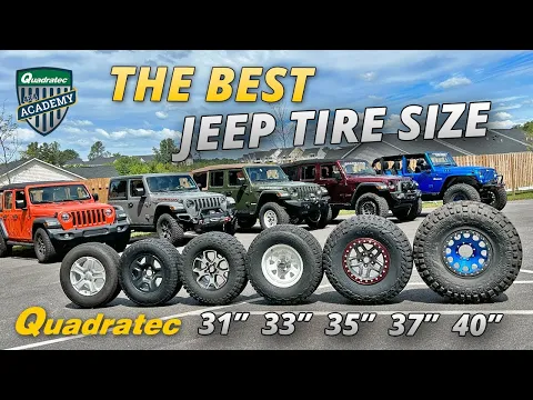 Download MP3 How To Choose Tires For Your Jeep Wrangler JL - 31 vs 33 vs 35 vs 37 vs 40