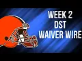 To Add Waiver Wire Week 2 Fantasy Football