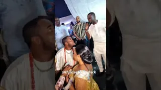 see how sule alao malaika sprayed a beautiful bride at her wedding