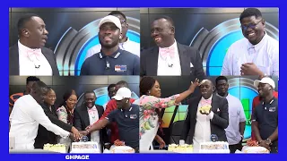 akrobetos 2 sons flew from belgium to ghana to surprise him on his 60th birthday on live tv