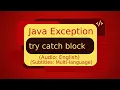 try catch block in Java Java Course