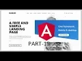Create your first website using angular 6 -
