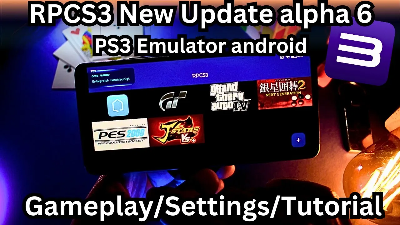 RPCS3 New Update alpha 6 - PS3 Emulator android Gameplay/Settings/Tutorial