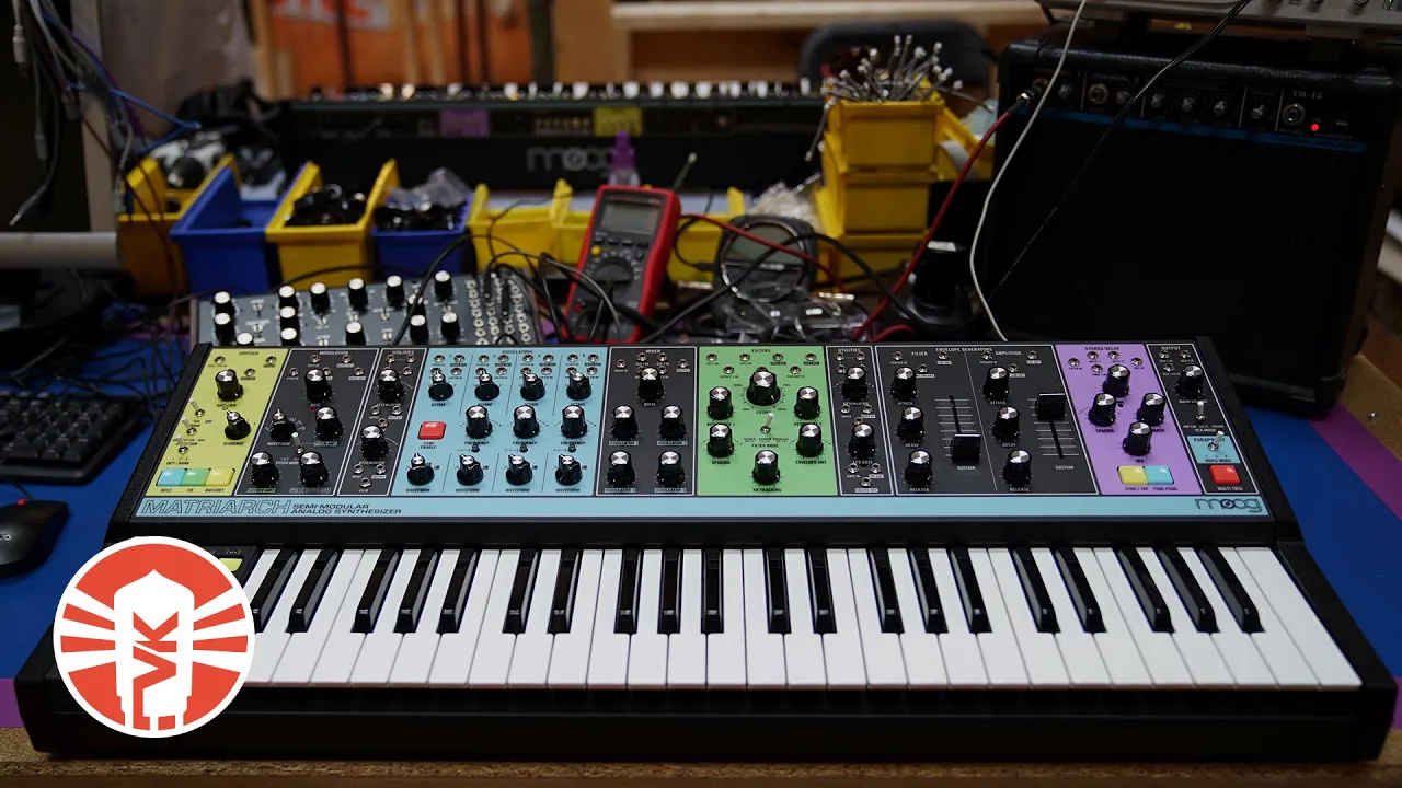 Moog Matriarch Semi-Modular Analog Synthesizer and Step Sequencer