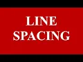 How to change line spacing in Latex
