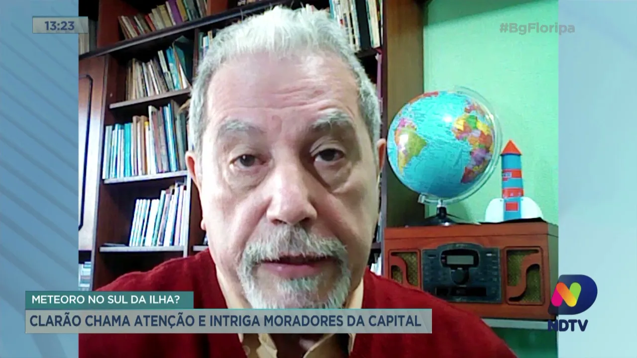 Meteoro no Sul da Ilha: clarão chama atenção e intriga moradores da Capital