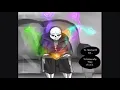 This is a fetish vore comic where sans stores all the human souls in his big round belly shitpost