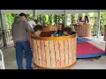 Zen on bucket ride at Remlinger Farms Carnation Washington