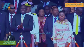 TAZAMA ZABRONI SINGERS WALIVYO IMBA MKONO WA BWANA MBELE YA RUTO NCHINI KENYA 