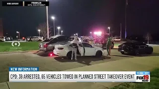 CPD 39 arrested 65 vehicles towed in planned street takeover event
