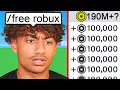Testing Roblox Games That PROMISE FREE ROBUX