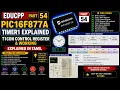 EDUCPP Part 54 PIC16F877A Timer1 Explained T1CON Control Register Working