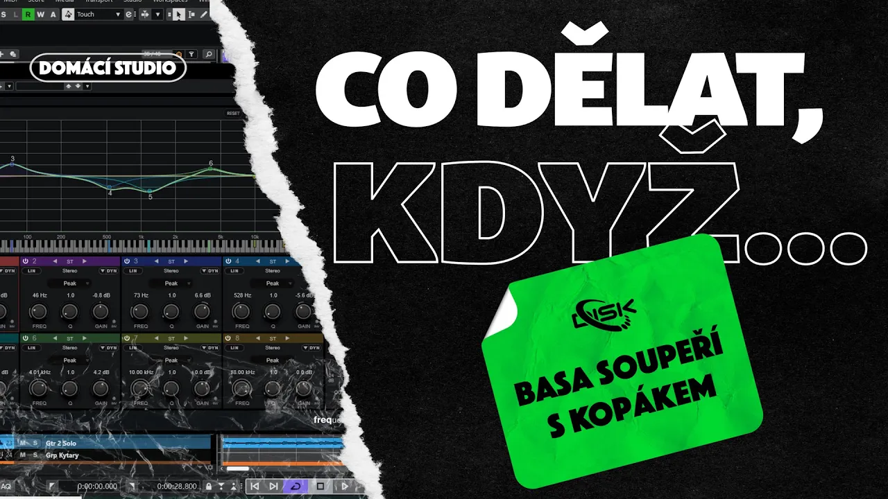 [Co dělat, když…] Basa soupeří s kopákem (o místo v mixu)