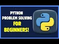 Python Problem Solving for Beginners No Inbuilt Functions Real Interview Questions Explained