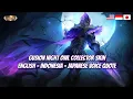 Lagu Gusion Night Owl Collector Skin Voice And Quotes Mobile Legends