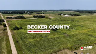 Becker County MN Land Famstead Auction 736 Acres in Frazee Minnesota