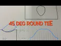 Download Lagu Parallel line development - 45 Degree Round Tee, paper layout