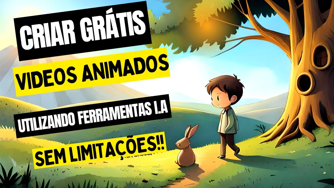 COMO CRIAR VIDEOS ANIMADOS GRÁTIS COM FERRAMENTAS IA CRIE A VONTADE SEM LIMITAÇÕES
