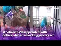Woolworths disappointed with delivery driver s shocking grocery act Yahoo Australia