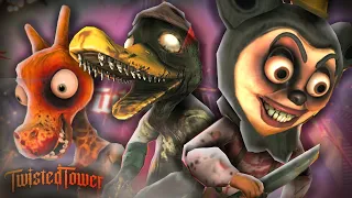 Climbing a Twisted Tower full of Killer Mascots || Twisted Tower #1 (Playthrough)