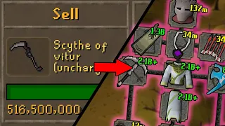 I Invested in a Scythe But Left for 3 Days P2P Flipping to Max Set OSRS