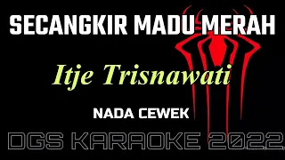 Download SECANGKIR MADU MERAH ( Itje Trisnawati ) - KARAOKE // NADA CEWEK. MP3
