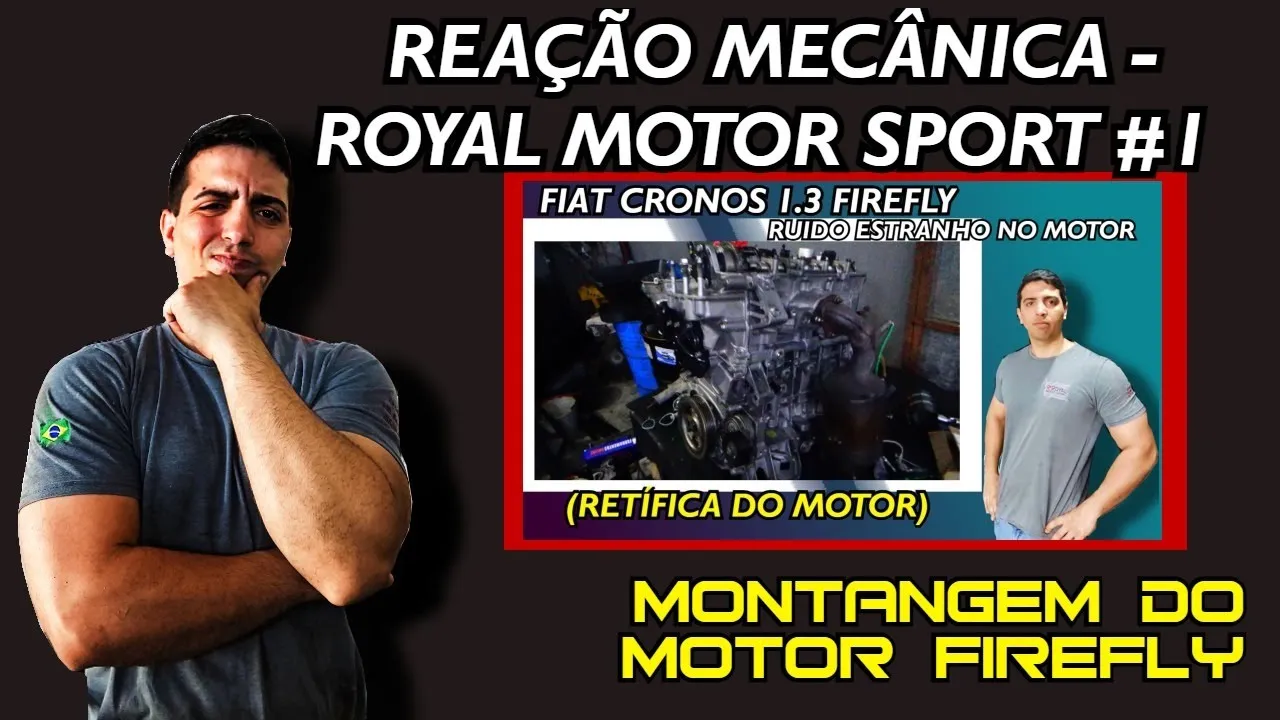 Reação Mecânica - Montagem do motor Firefly