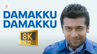 aadhavan damakku damakku 8k 4k video song suriya nayanthara harris jayaraj