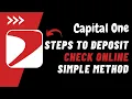 Capital One Bank How to Deposit Checks Deposit a Check in Capital One 2023