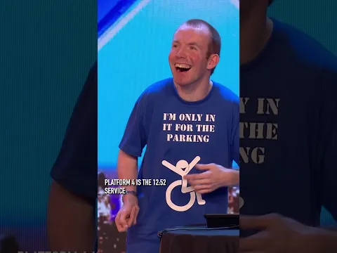 We thought Lost Voice Guy sounded familiar! 😂🚂 #BGT #BritainsGotTalent