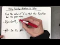 3 3 Function Notation