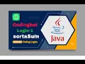 Coding bat Java Logic-1 sortaSum Basic boolean logic puzzles -