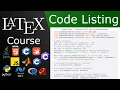 Display source code in LaTeX - source code listing
