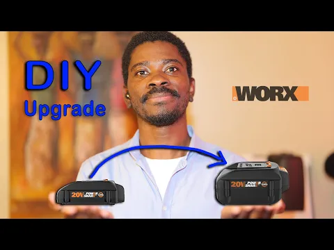 Download MP3 Worx Power Tool Battery Upgrade | DIY Hack