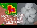 Radar Recap McCook NE Practically Stationary Hailstorm HailTrace