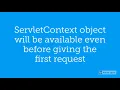 What is difference between servletconfig and servletcontext