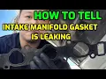 Symptoms of a Bad Intake Manifold Gasket Leaking and when Replacement is Necessary