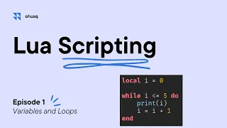 Roblox Lua Tutorial Part 1 Variables and loops