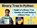 Count Number of Leaf Nodes in Binary Tree Maximum Depth of Binary Tree Height of Binary Tree