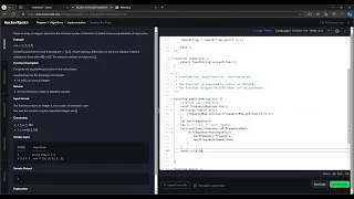 hacker rank equalize the array solution in JavaScript