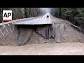 Video shows a bridge being destroyed during flooding in Montana