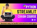 Python Streamlit Tutorials build interactive web app - Hindi