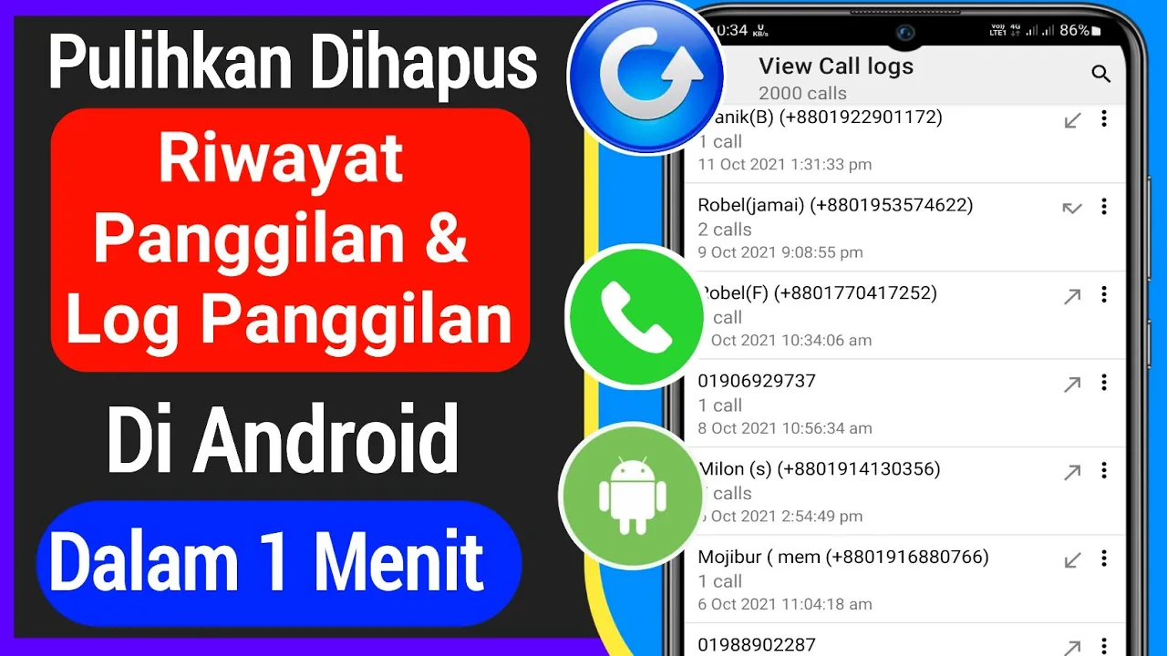 Cara Mengembalikan Log Panggilan dan SMS Terhapus