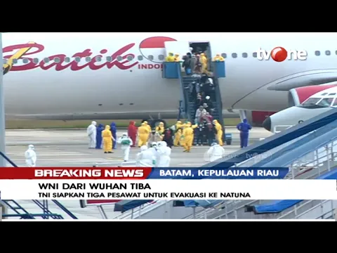 [BREAKING NEWS] WNI dari Wuhan Tiba di Bandara Hang Nadim Batam