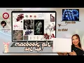 Macbook Air M4 Unboxing and Customization AESTHETIC widgetwall canva pinterest